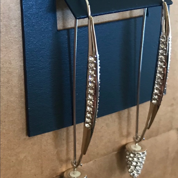 Cole Haan Pave Drop Earrings - Picture 4 of 4